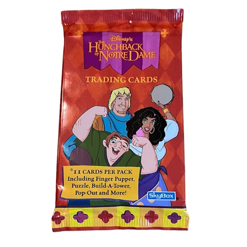 Disney vintage 1996 Hunchback of Notre Dame Fleer SkyBox trading cards unopened